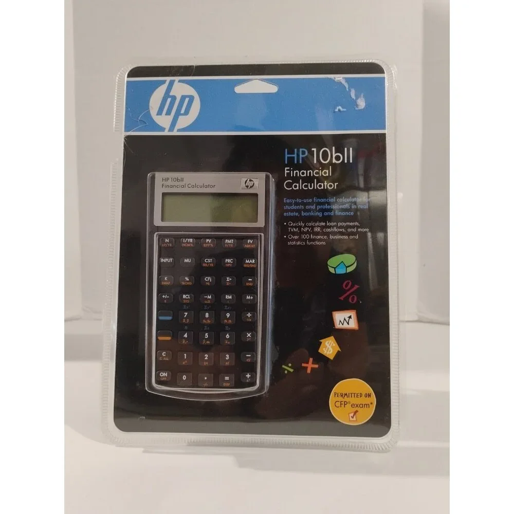 Authentic HP 10bII Financial Calculator For Students & Professionals NEW